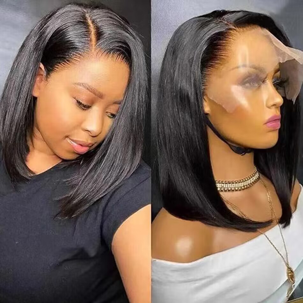 Glueless Wear And Go Human Hair Wig - 200% Density Bob Wig Human Hair