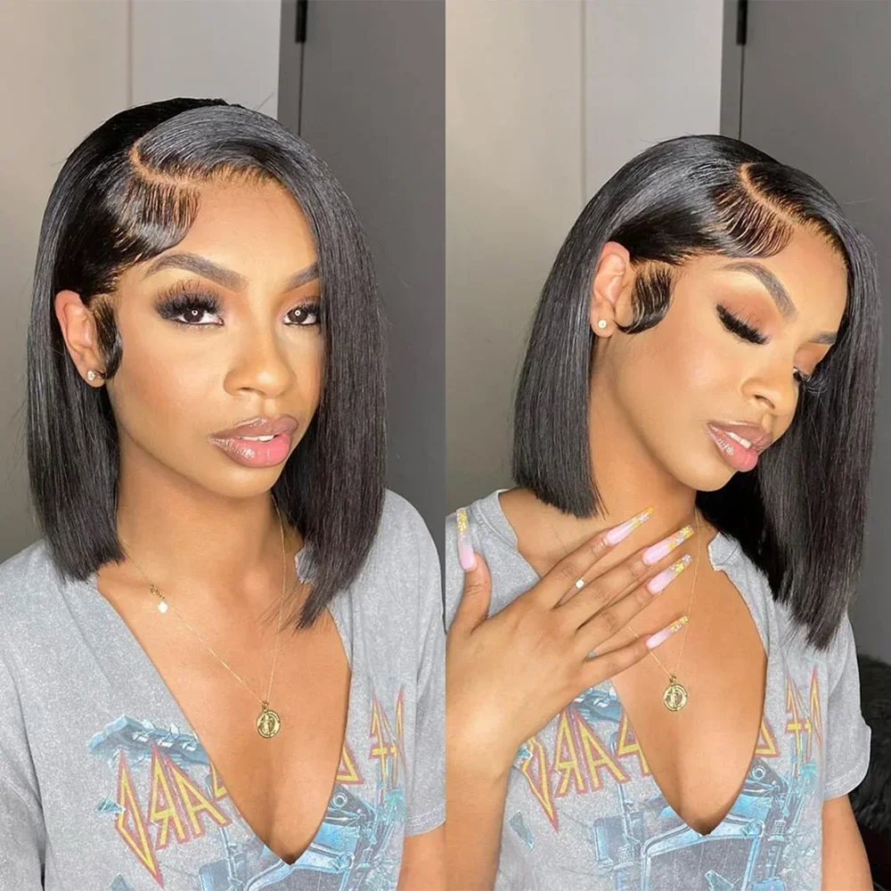 2026 NEW Bob Wig Frontal Lace  - Glueless Wear And Go Human Hair Wig review and price