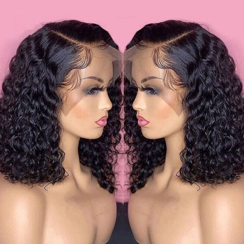 Deep Wave Wigs Human Hair 180  - Glueless Wear And Go Human Hair Wig review and price