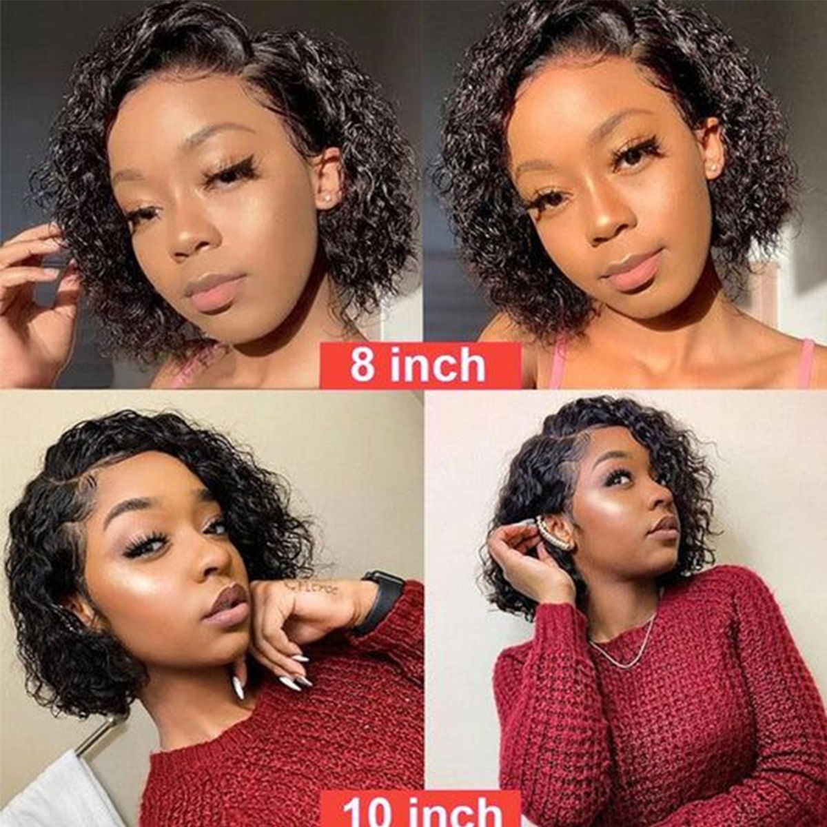 Deep Wave Wigs Human Hair 180  - Glueless Wear And Go Human Hair Wig review and price