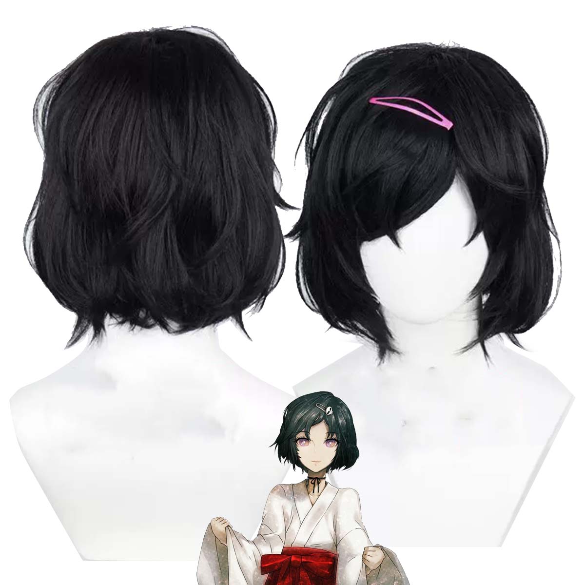 Women Anime Steins Gate Cospla - Synthetic Braided Wigs For Black Women review and price