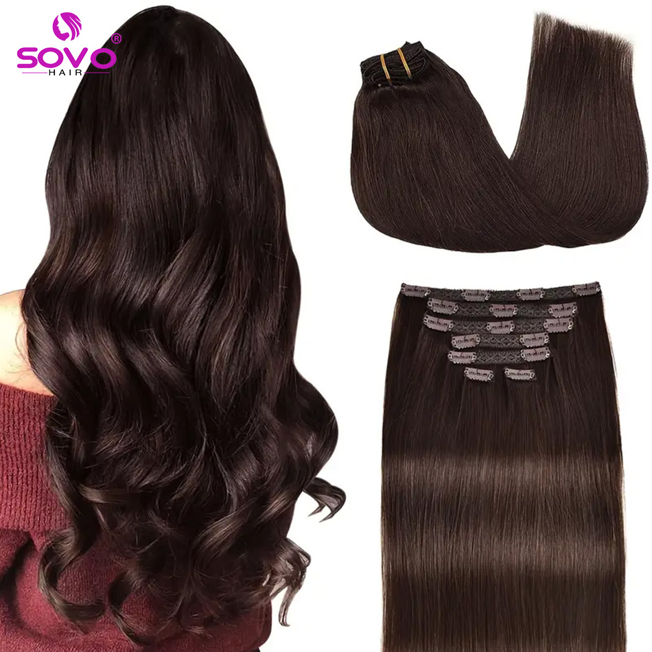 Clip-In Hair Extensions 100% R - Seamless Clip In Hair Extensions Human Hair review and price